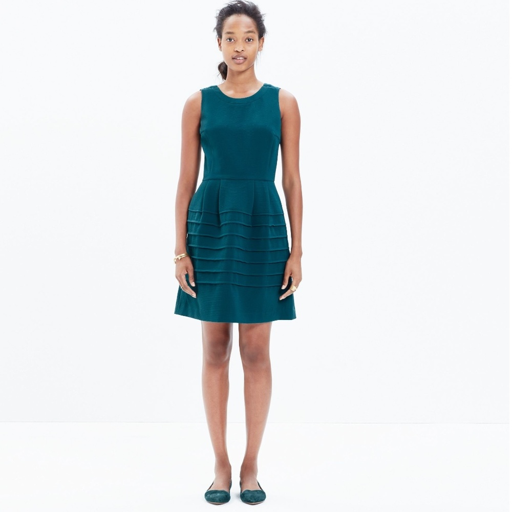 Madewell Midnight Dress in Dark Spruce